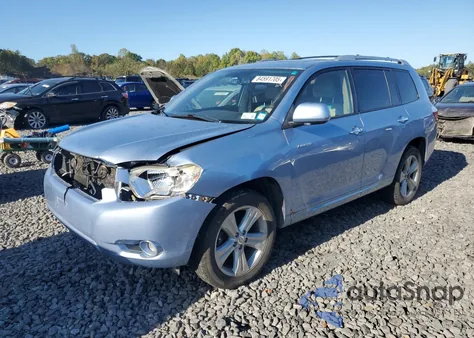 2008 Toyota Highlander Limited из США, поврежденный, VIN JTEES42A882055451